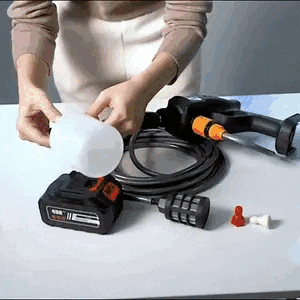 Hidrolavadora 2 Baterias Portátil