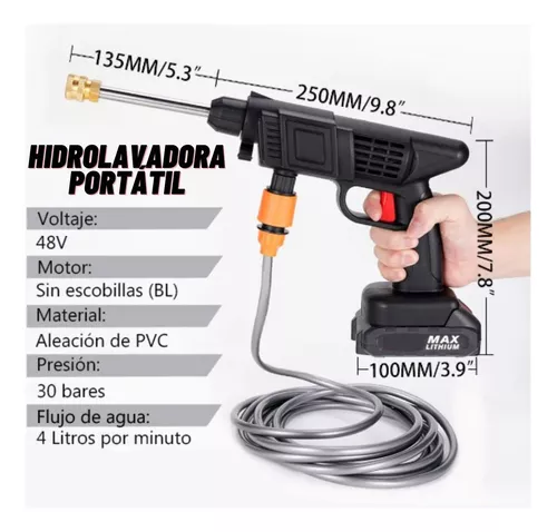 Hidrolavadora  2 Baterias Portátil